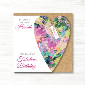 Personalised Handmade Birthday Card, Sister, Mum, Daughter, Friend, Niece, Goddaughter