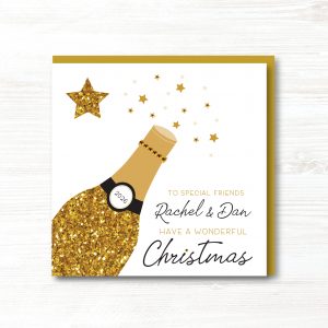 Personalised Handmade Christmas Card, Any Relation