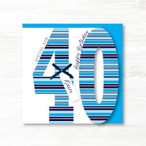 Personalised Handmade Male Birthday Card, 18th, 21st, 30th, 40th, 50th, 60th, 70th, 80th