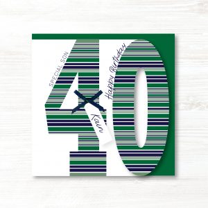 Personalised Handmade Male Birthday Card, 18th, 21st, 30th, 40th, 50th, 60th, 70th, 80th