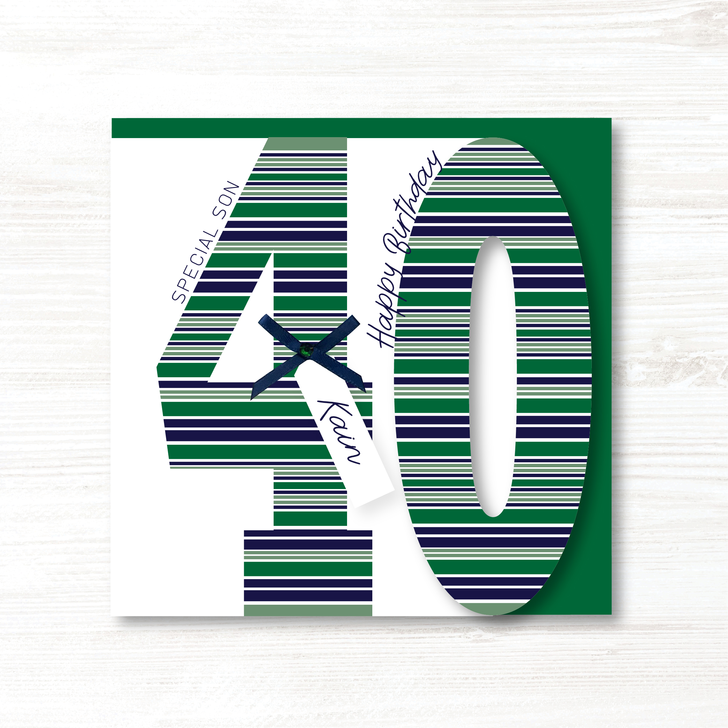Personalised Handmade Male Birthday Card, 18th, 21st, 30th, 40th, 50th, 60th, 70th, 80th