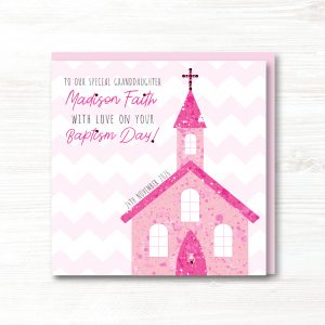 Personalised Handmade Girl Christening/Baptism/First Holy Communion