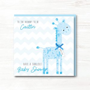 Personalised Handmade Baby Shower Card