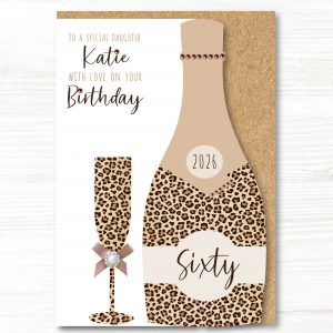 Large Personalised Handmade Birthday Card 18th, 21st, 30th, 40th, 50th, 60th, 70th, Any Relation