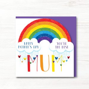 Beautiful Personalised Handmade Mother's Day Card MUM