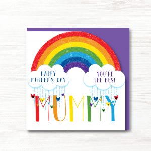 Beautiful Personalised Handmade Mother's Day Card MUMMY