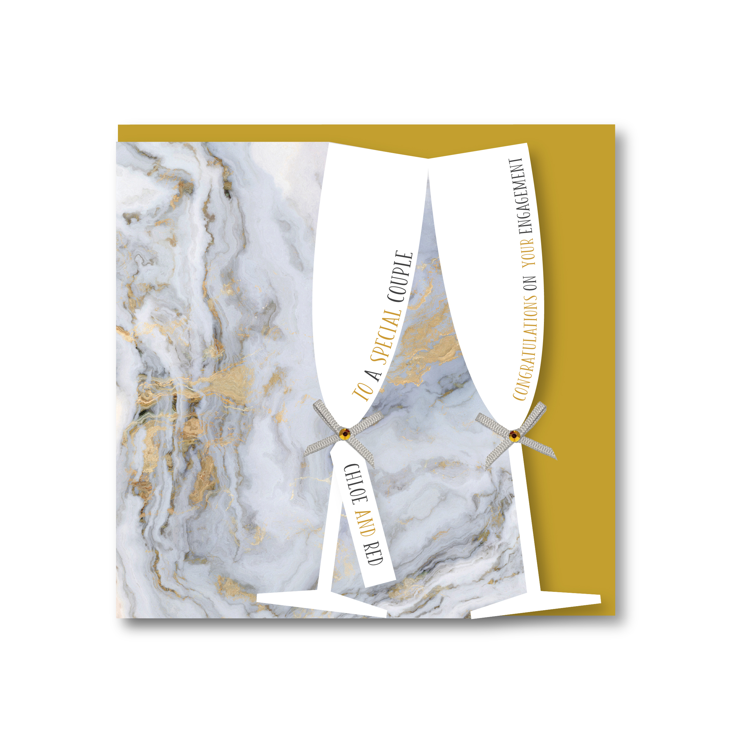 Personalised Handmade Engagement Card - Image 2
