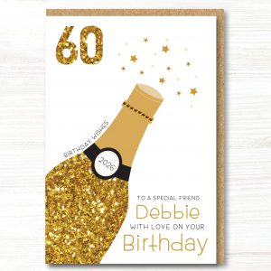 Large Personalised Handmade Birthday Card, Any Age, Any Relation