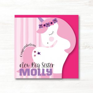 Personalised Handmade Big Sister Card