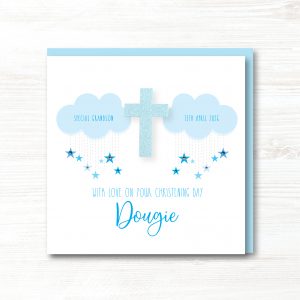 Personalised Handmade Boy Christening/Baptism/First Holy Communion