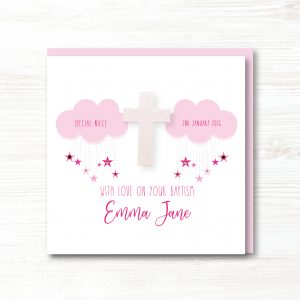Personalised Handmade Girl Christening/Baptism/First Holy Communion