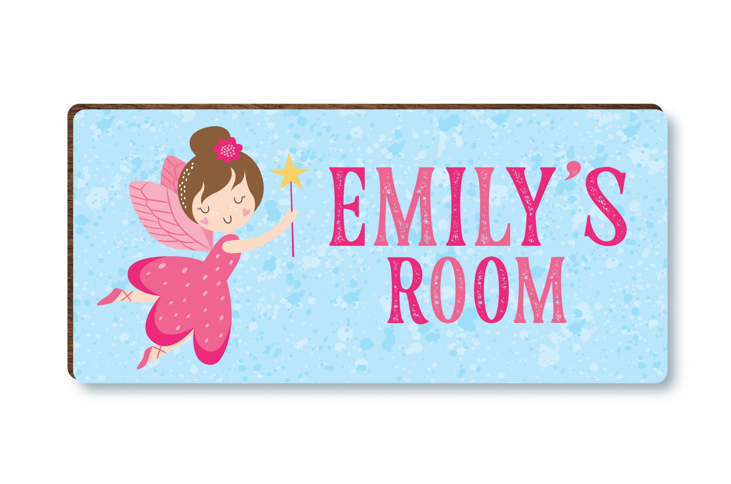 Personalised Fairy Girls Wooden Bedroom Door Sign, Plaque, Gift - Image 3