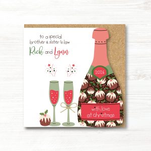Personalised Handmade Christmas Card Any Relation