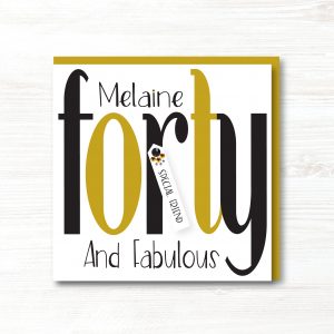 Personalised Handmade Birthday Card -Any Relation