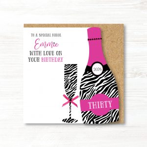 Personalised Handmade Birthday Card 18th, 21st, 30th, 40th, 50th, 60th, 70th Any Relation