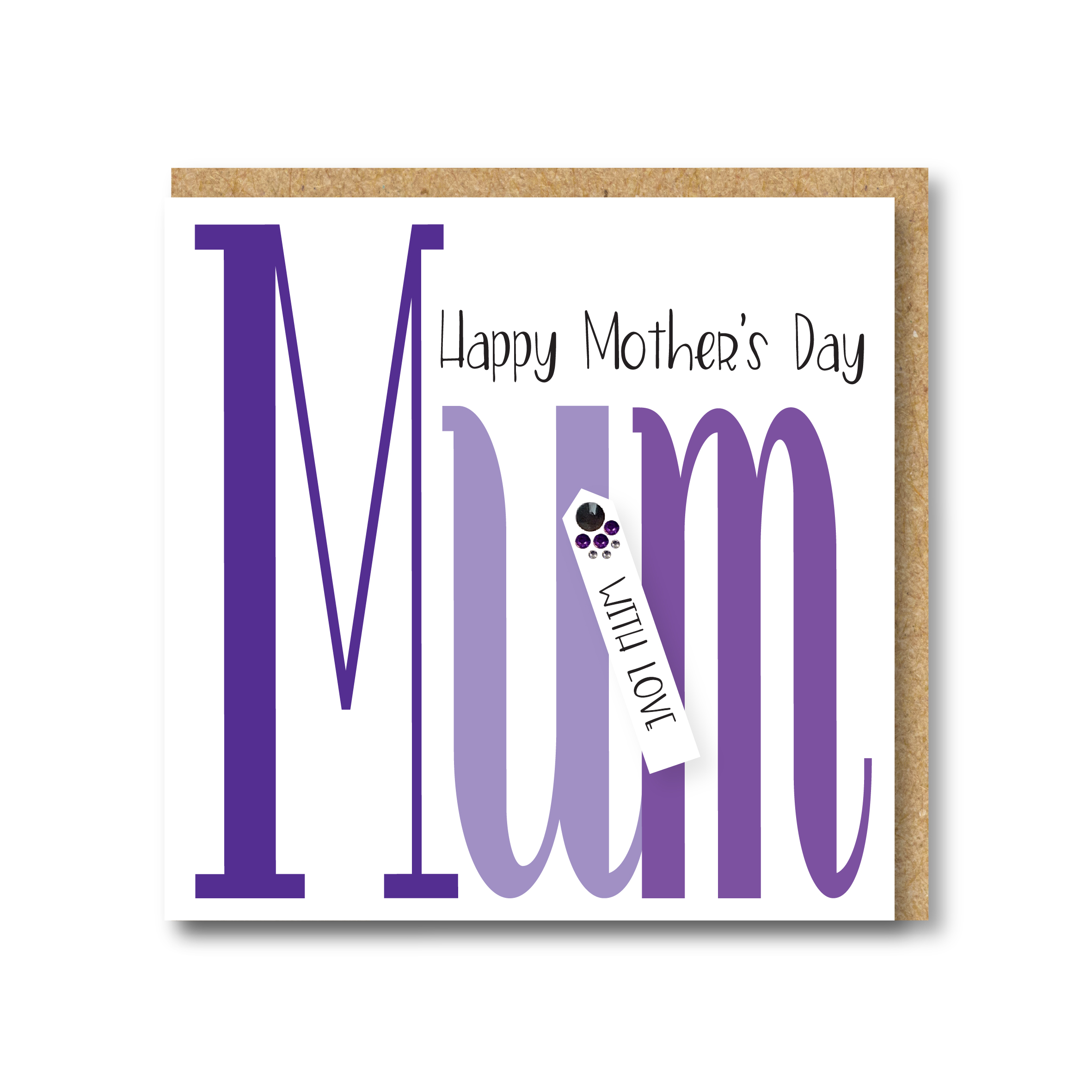 Personalised Handmade Mother's Day Card, MUM - Image 2
