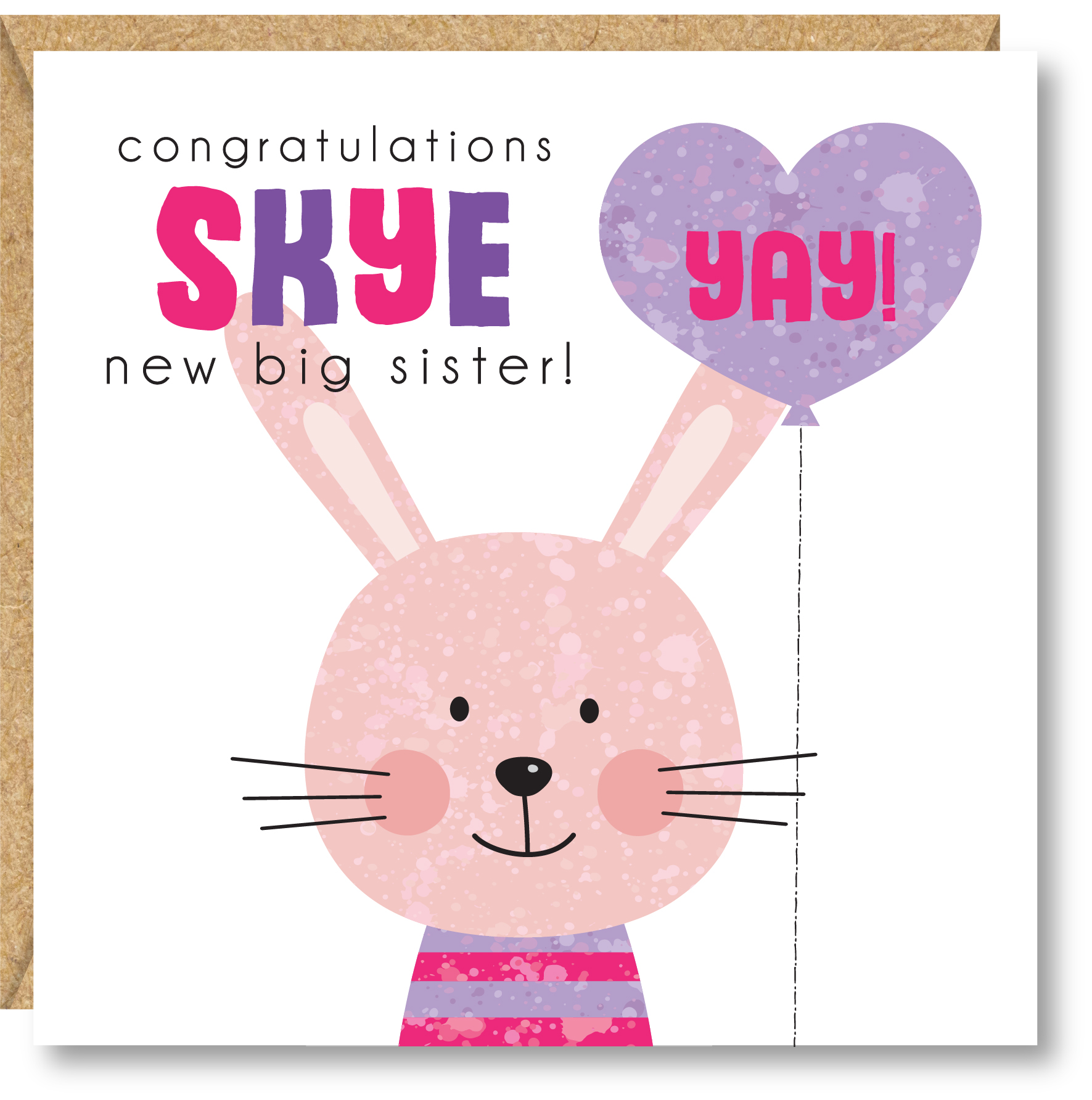 Personalised Big Sister Card - Image 2