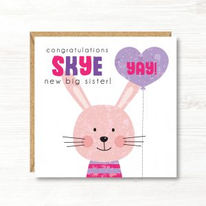 Personalised Big Sister Card