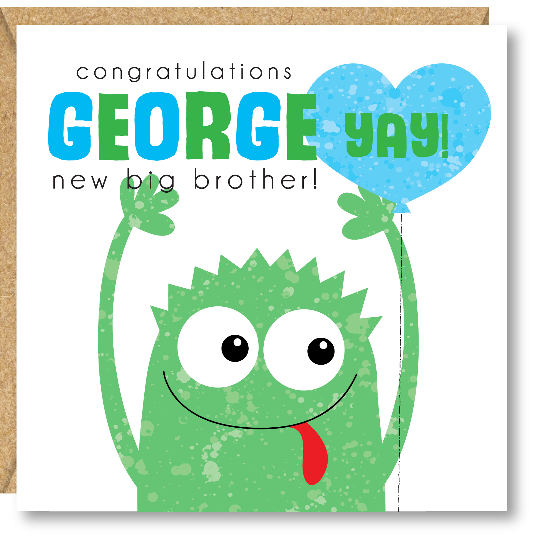 Personalised Big Brother Card - Image 2