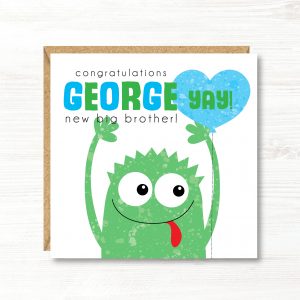 Personalised Big Brother Card