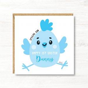 Personalised Boys Easter Card or 1st Easter Card