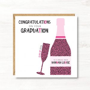 Personalised Graduation Card, Friend, Daughter, Granddaughter, Sister, Goddaughter