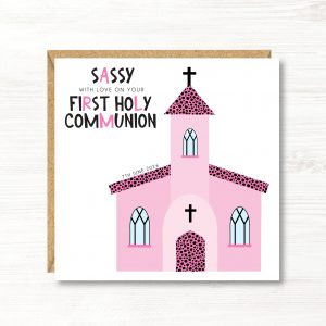 Personalised Girl Christening/Baptism/First Holy Communion, Daughter, Granddaughter, Niece, Goddaughter