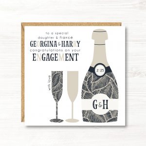 Personalised Engagement Card, Daughter, Granddaughter, Niece, Sister, Goddaughter, Son, Nephew, Grandson, Godson, Sister, Brother