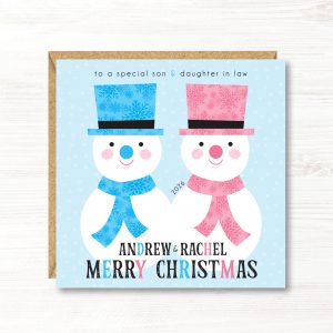 Personalised Handmade Christmas Card