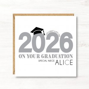 Personalised Handmade Graduation Card, Friend, Daughter, Granddaughter, Sister, Goddaughter, Son, Nephew, Grandson, Godson, Brother, Sister