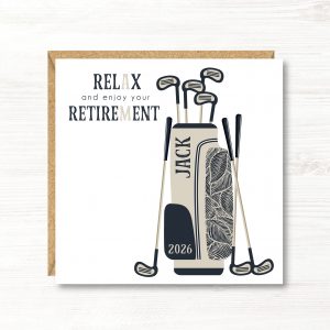 Personalised Retirement Card