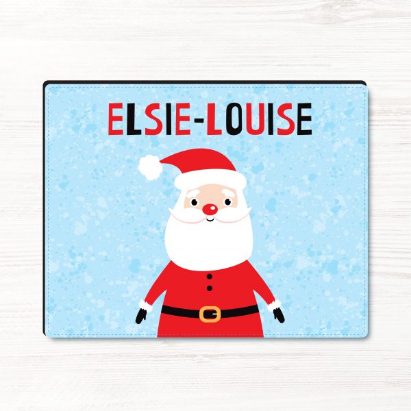 Personalised Children's Christmas Placemat, Coaster, Placemat and Coaster Set, Christmas Gift - Image 2