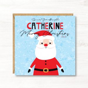 Personalised Children's Christmas Card, Father Christmas, Daughter, Son, Niece, Nephew, Goddaughter, Sister, Brother, Great Granddaughter