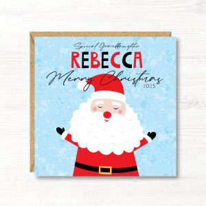 Personalised Children's Christmas Card, Father Christmas, Daughter, Son, Niece, Nephew, Goddaughter, Sister, Brother, Great Granddaughter