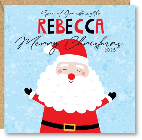 Personalised Children's Christmas Card, Father Christmas, Daughter, Son, Niece, Nephew, Goddaughter, Sister, Brother, Great Granddaughter - Image 2
