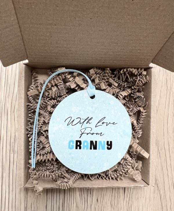 Personalised Father Christmas Wooden Boys Christmas Bauble, Gift - Image 4