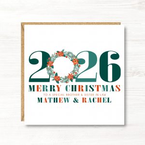 Personalised Christmas Card, Any Relation