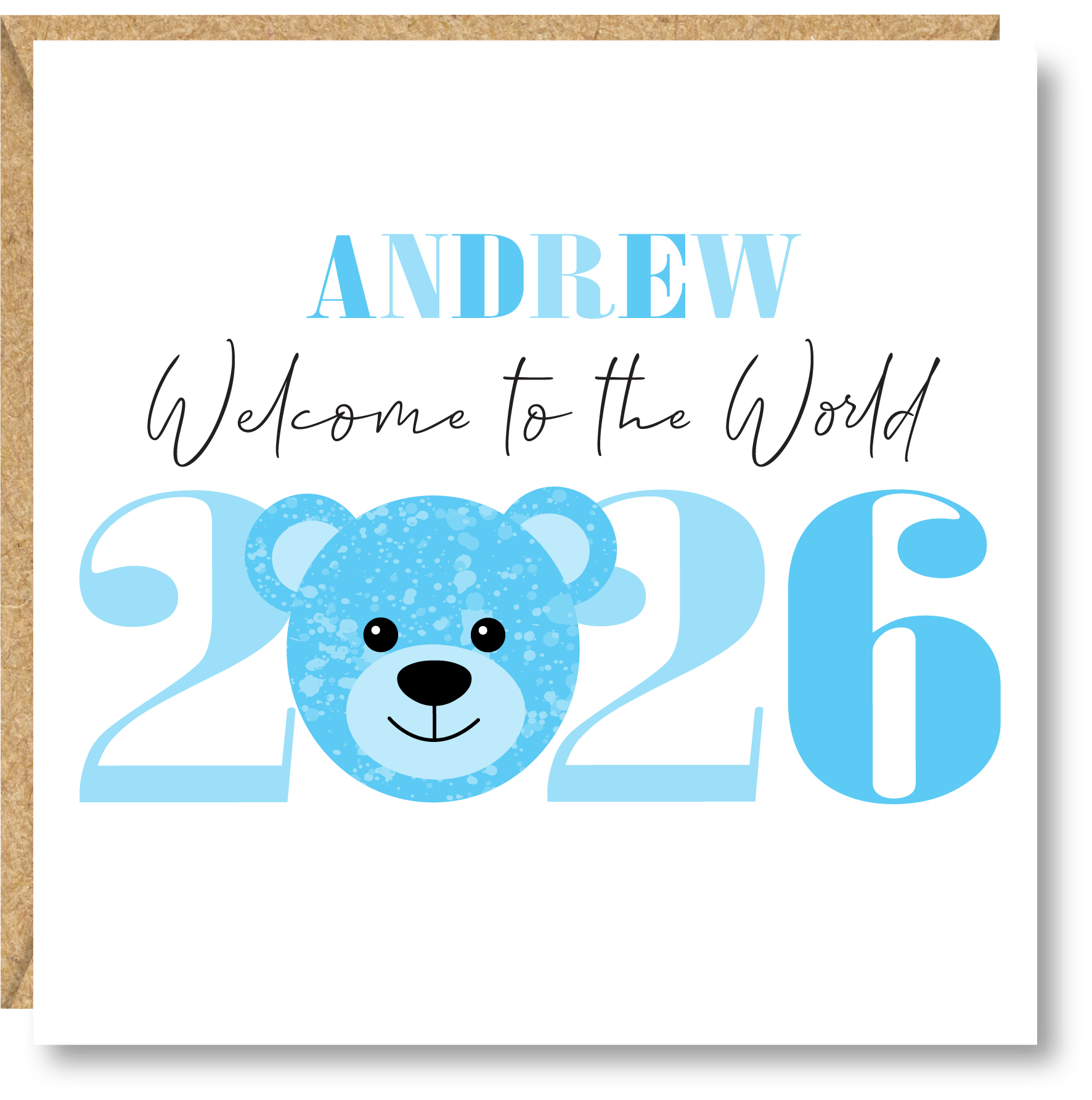 Personalised New Baby Boy Card - Image 4