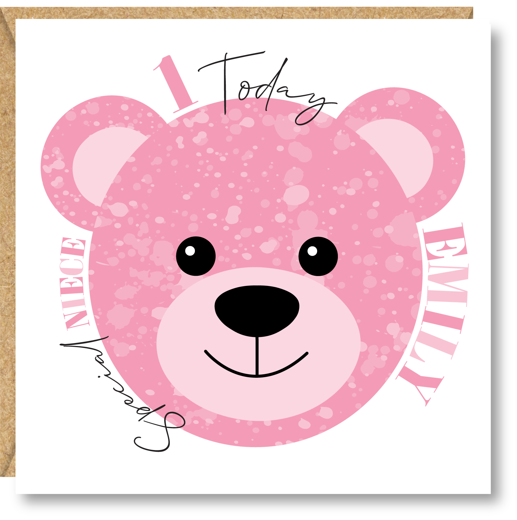 Personalised Girl Birthday Card 1st, 2nd, 3rd, 4th, Daughter, Niece, Granddaughter, Sister, Goddaughter, Great Granddaughter - Image 2