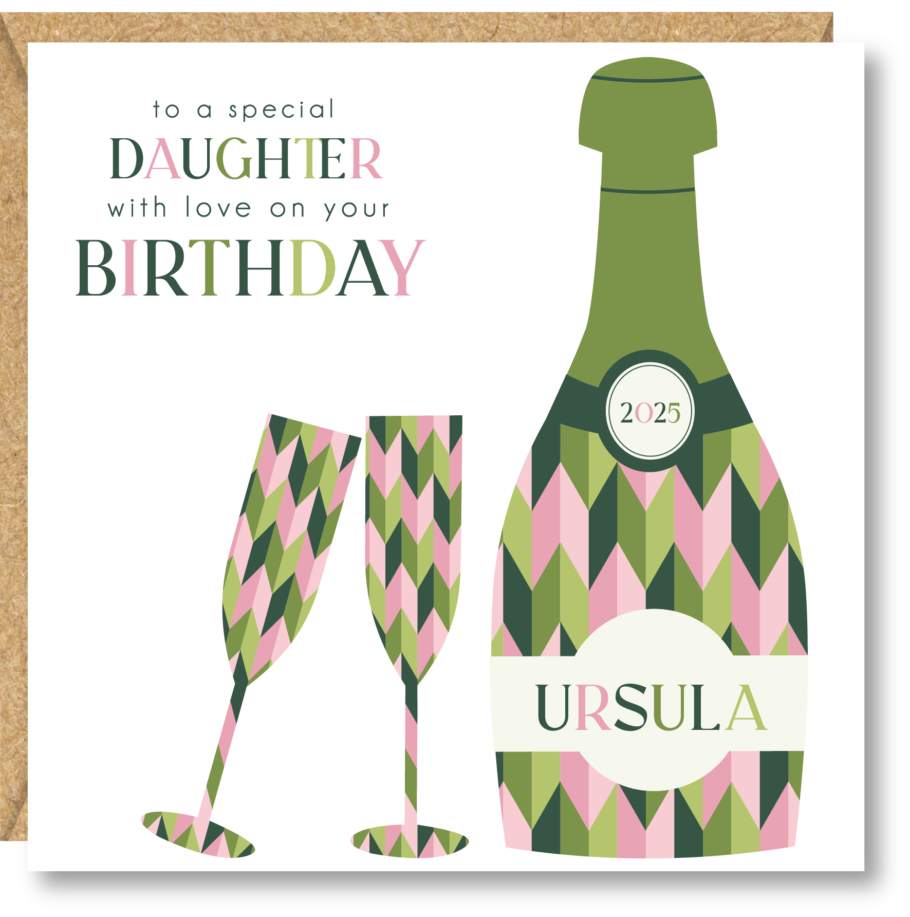 Personalised Birthday Card, Friend, Sister, Auntie, Daughter, Goddaughter, Granddaughter, Girlfriend - Image 2