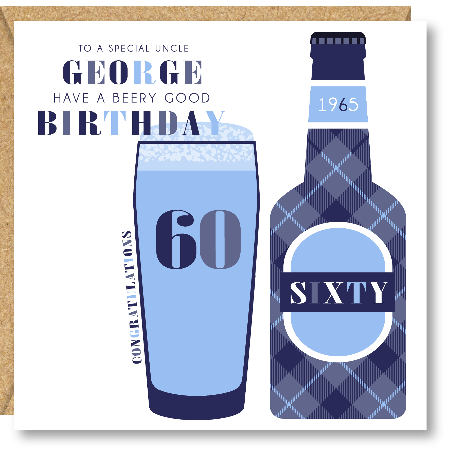 Personalised Birthday Card, 18th, 21st, 30th, 40th, 50th, 60th, 70th, 80th, Gift for Son, Dad, Uncle, Nephew, Friend, Grandson, Brother - Image 2