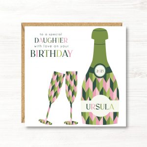 Personalised Birthday Card, Friend, Sister, Auntie, Daughter, Goddaughter, Granddaughter, Girlfriend