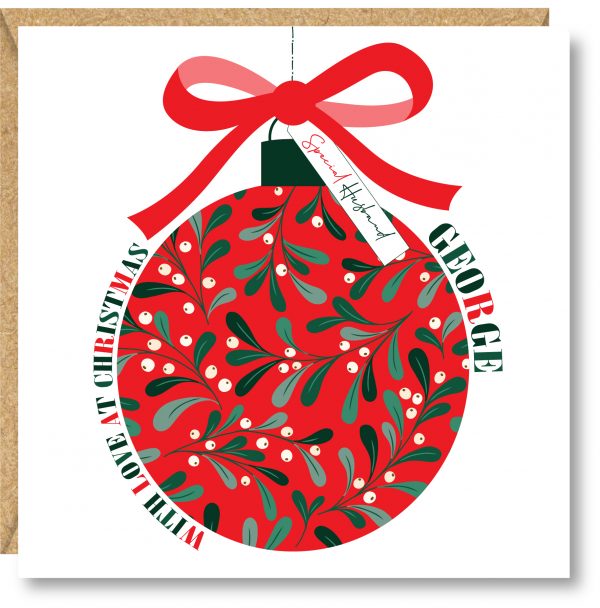 Personalised Christmas Card, Husband, Wife, Boyfriend, Girlfriend, Partner - Image 2