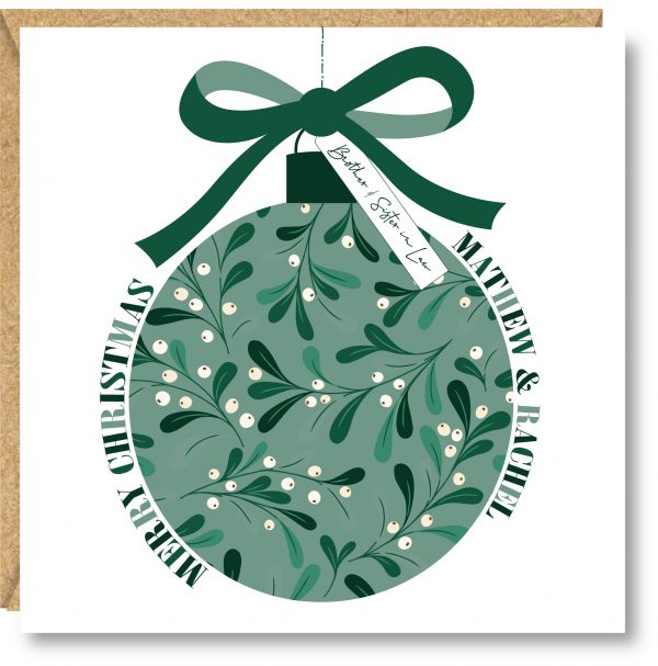 Personalised Christmas Card, Gift for Son, Daughter, Sister, Brother, Friends, Nephew, Niece, Granddaughter, Grandson, Couple - Image 2