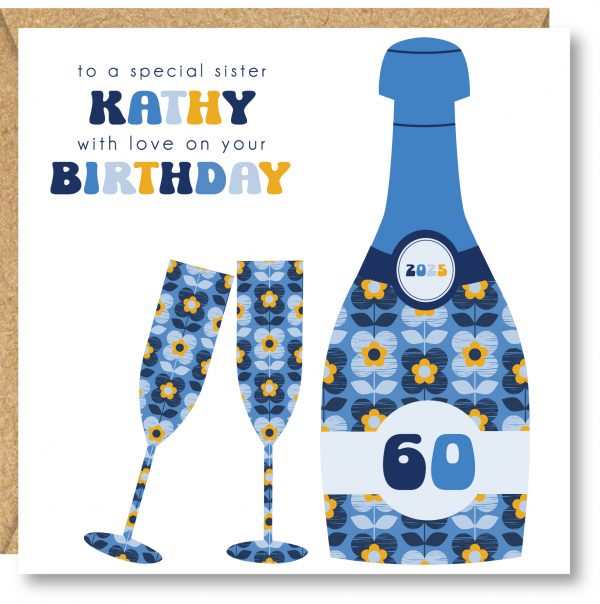 Personalised Birthday Card, 18th, 21st, 30th, 40th, 50th, 60th, 70th Friend, Sister, Auntie, Daughter, Goddaughter, Granddaughter - Image 2