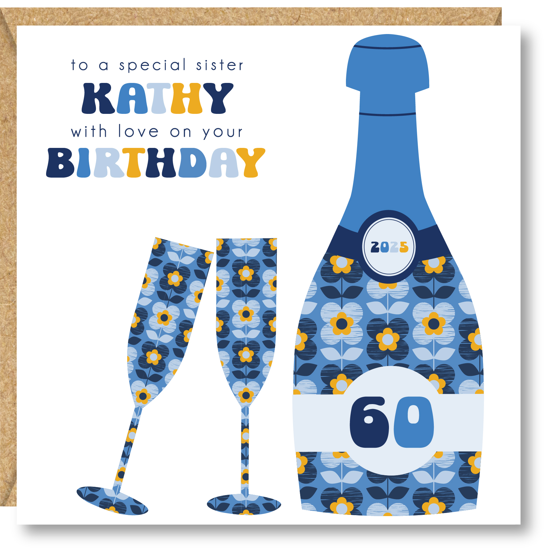 Personalised Birthday Card, 18th, 21st, 30th, 40th, 50th, 60th, 70th Friend, Sister, Auntie, Daughter, Goddaughter, Granddaughter - Image 2
