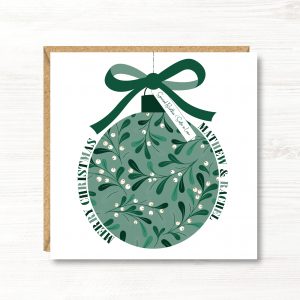 Personalised Christmas Card, Gift for Son, Daughter, Sister, Brother, Friends, Nephew, Niece, Granddaughter, Grandson, Couple