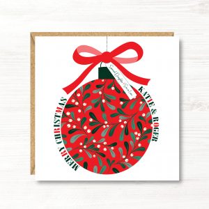 Personalised Christmas Card, Gift for Son, Daughter, Sister, Brother, Friends, Nephew, Niece, Granddaughter, Grandson, Couple