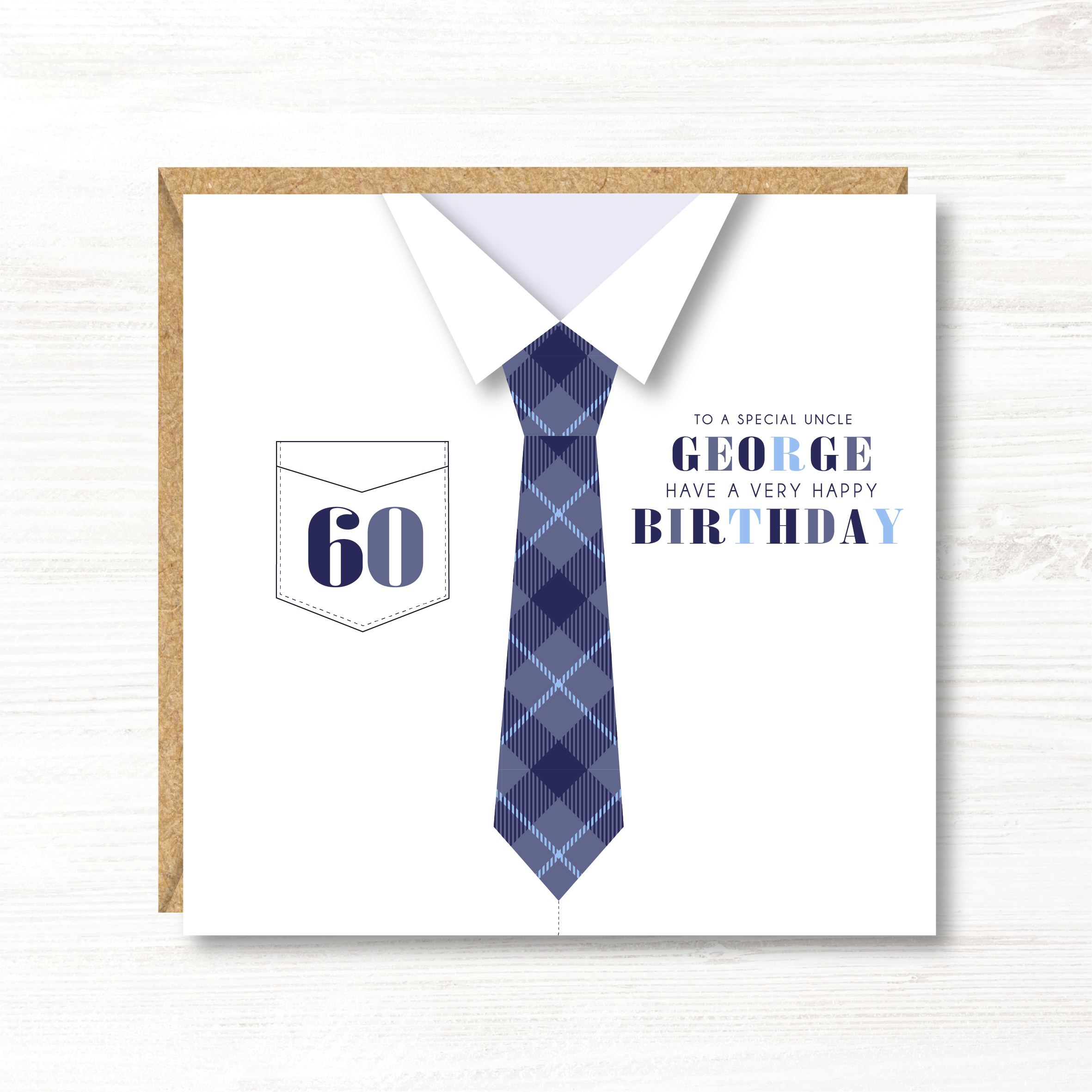 Personalised Birthday Card, 18th, 21st, 30th, 40th, 50th, 60th, 70th, 80th, Gift for Son, Dad, Uncle, Nephew, Friend, Grandson, Brother