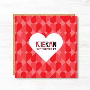 Personalised Valentine's Day Card